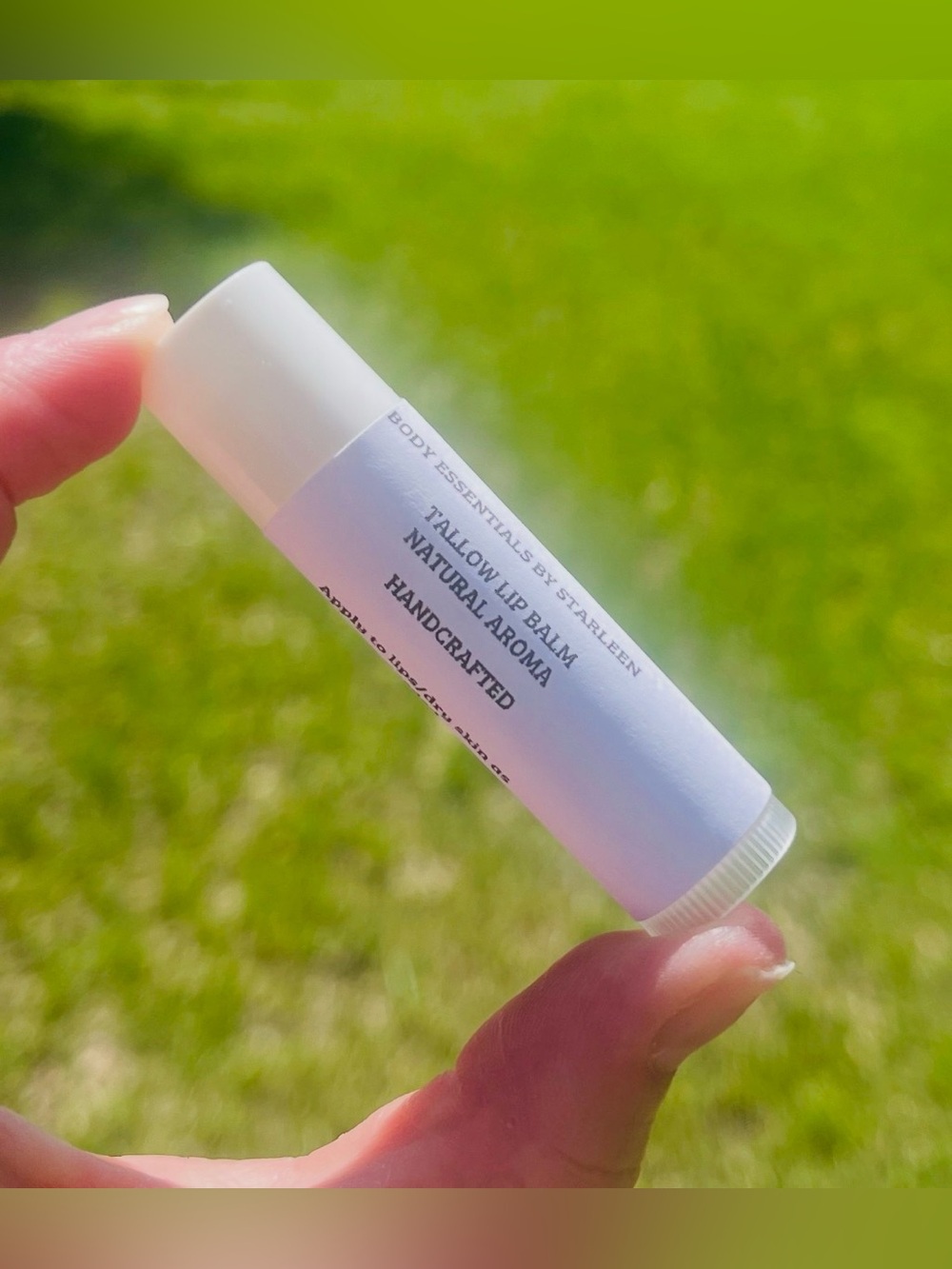 Hand Crafted Tallow Lip Balm (1) ~ unscented listing is for (1)